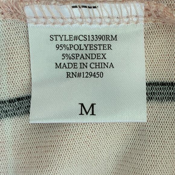 Fred David Sweater Size Medium Petal Plaid Long Sleeve Cinch Butter Soft Stretch - Picture 5 of 7